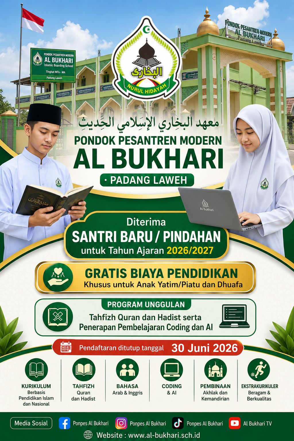 GRATIS BIAYA PENDIDIKAN SAMPAI TAMAT